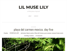 Tablet Screenshot of lilmuselily.com